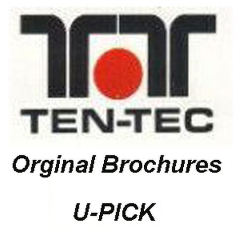 Brochure originali ten tec - originali, ten-tec