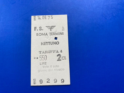 Biglietto ticket treno - ticket,