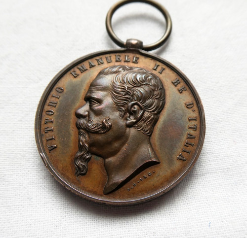 Medaglia vittorio emanuele - vittorio,