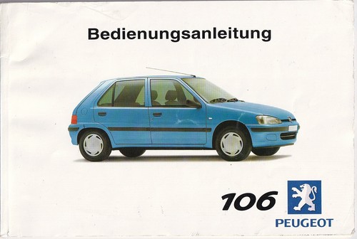 Peugeot 106 manuale - peugeot,