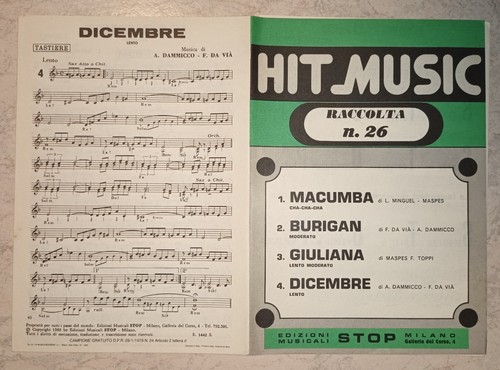 Spartito musicale macumba - spartito,