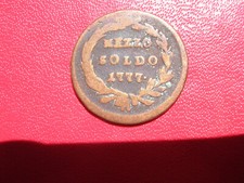 ITALIE  MONNAIE DE MEZZO SOLDO