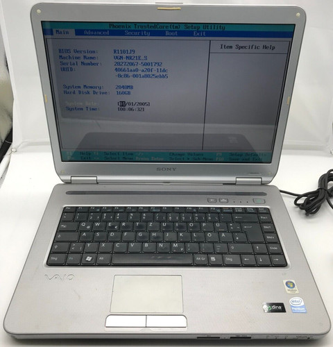 Notebook sony vaio pcg - notebook,