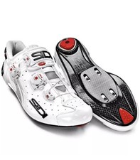 Scarpe Sidi Wire Carbon SP Vernice - Bianco, 41