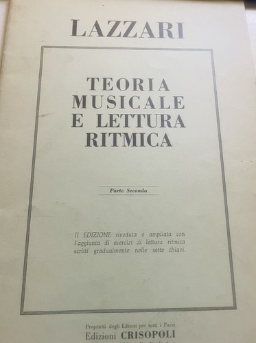 Teoria musicale lettura - teoria, e
