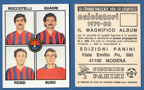 Figurina calciatori panini - calciatori,