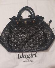 Blugirl borsa a mano personalizzata con nastro raso nero - tracollina inclusa