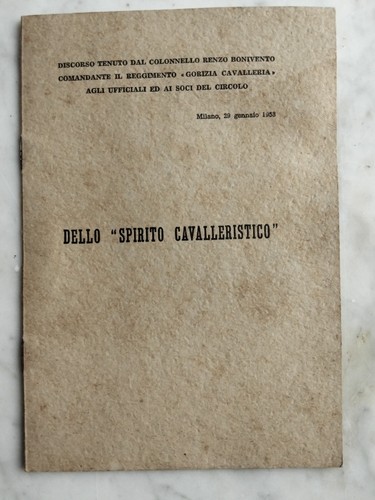 Raro opuscolo 1953 spirito - raro,