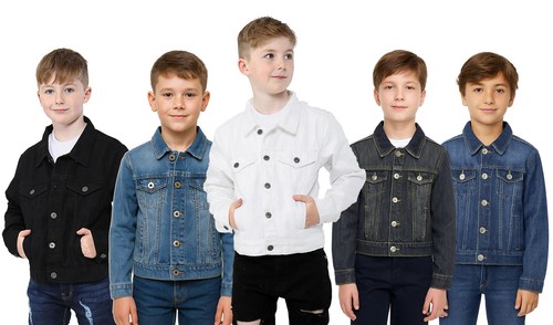 Kids boys jacket - kids, denim