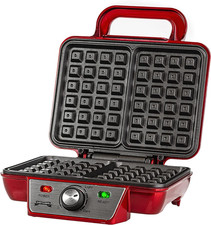 ® Piastra per Waffle Alla Belga 1000W – Superficie Antiaderente – 2 Piastre Da 2