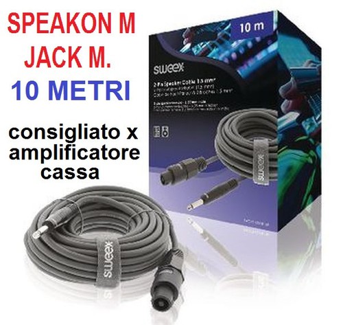 Cavo speakon jack mm - cavo,