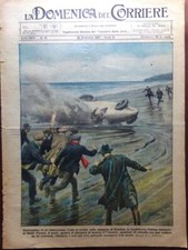La Domenica del Corriere 18 Dicembre 1927 Valentino Foscolo Zante Distributore