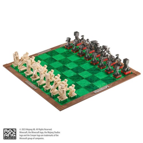 Minecraft chess set scacchiera - chess,