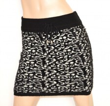 Mini gonna donna corta nera