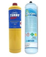 1 BOMBOLA OSSIGENO SALDATURA 1 BOMBOLA TURBO MAP TURBO SET 110 200