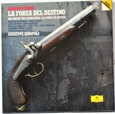 DGG DIGITAL STEREO 419 203-1 VERDI Forza Del Destino SINOPOLI #3LP BOX + BOOKLET