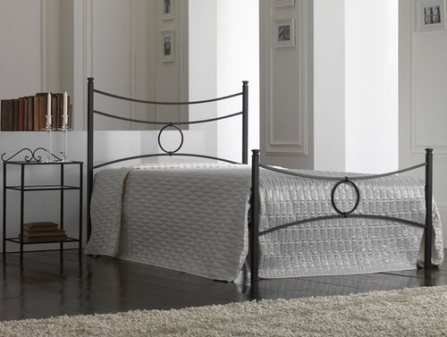 Letto ferro battuto conca - battuto,