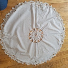 Tovaglia vintage bianca