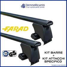 KIT PORTATUTTO + BARRE DA TETTO FARAD VOLKSWAGEN GOLF 6 5 PORTE 2008 -> 2012