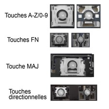 Touche de Clavier pour SAMSUNG R530 R540 RV510 E352 P530 P580 E452 R517 R525