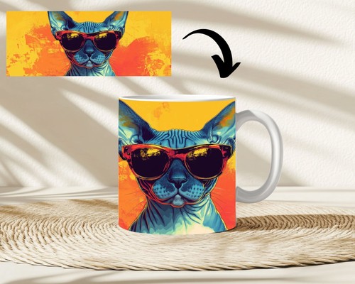 Tazza caffè sphynx - tazza, gatto