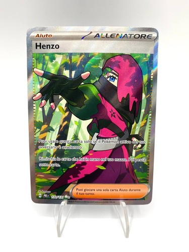 Carta pokemon henzo - full, art