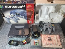 nintendo 64 pal console boxed