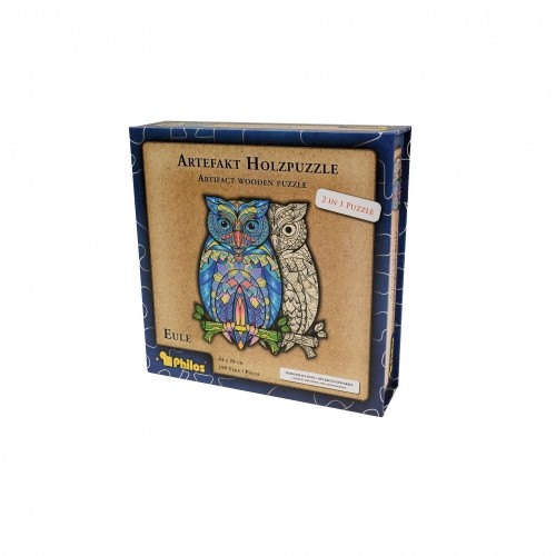 Puzzle legno 1 gufo - puzzle, di