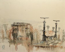 Dipinto a olio modernista