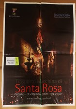 T5 manifesto trasporto macchina di Santa Rosa Viterbo 2009 Fiore del cielo