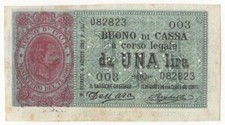 FALSO D’EPOCA UNA / 1 LIRA