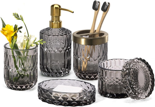 Set accessori in vetro - di, 6