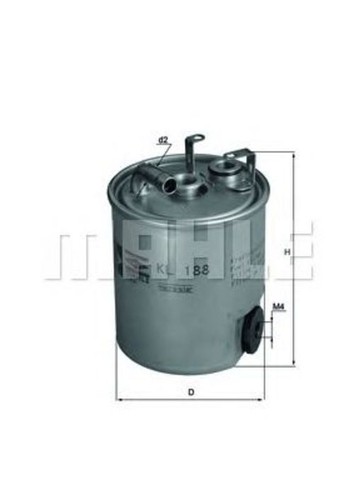 Filtro gasolio mahle - mahle, knecht