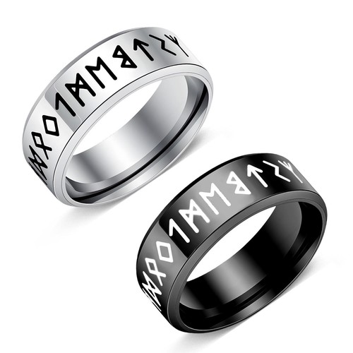Anello runa vichinga retrò - runa,