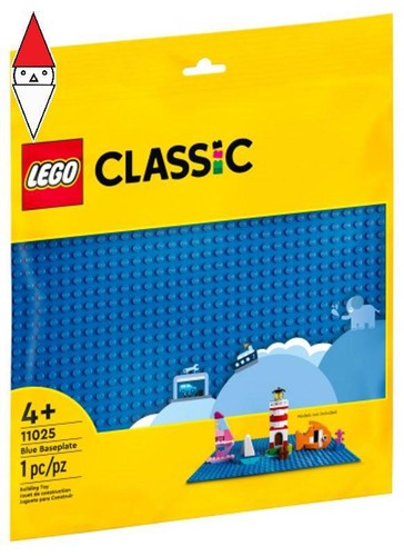 Costruzione lego base - base, blu