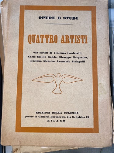 Opere studi quattro artisti - opere, e