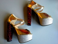 Sexy Sandali Plateau 41 fetish heel drag queen