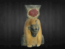 Rara antica statua egizia di