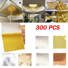 300 Fogli Di Foglia D'oro