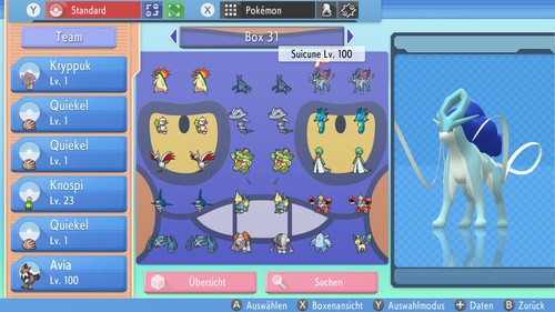 Pvp shiny suicune - 6iv, lvl