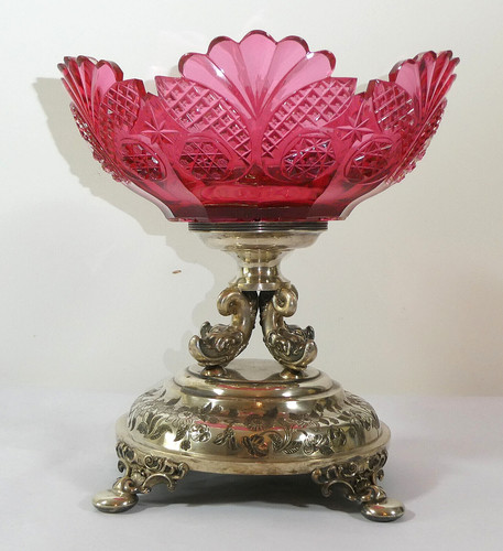 Centrotavola argento con - argento,