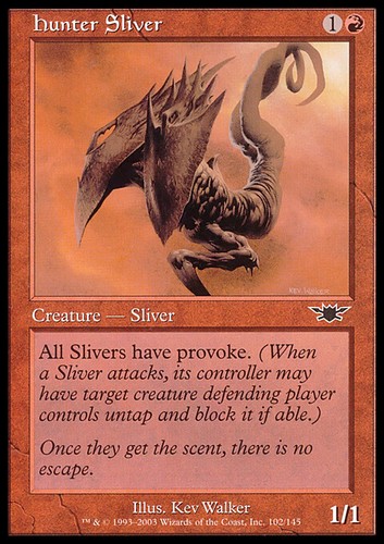 Mtg hunter sliver played - sliver,