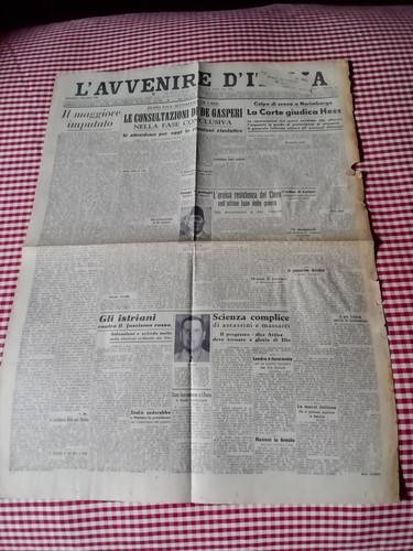 Ww2 scavo giornale - ww2, l'avvenire