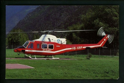 Cartolina aviazione elicottero - aviazione,