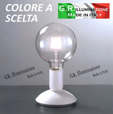 LUMETTO MODERNO 1 L. BIANCO o NERO LAMPADA DA COMODINO CAMERA DA LETTO illusion