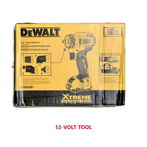 Dewalt volt dcd703f1 - 12, 12v
