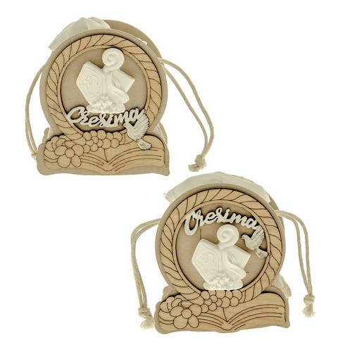 Portaconfetti scatoline legno - scatoline,