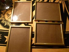 Cornici dorate in legno varie misure, con vetro