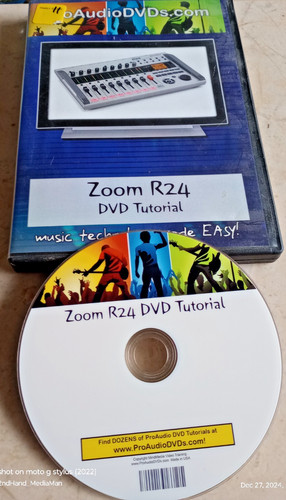 Zoom r24 dvd tutorial - dvd,