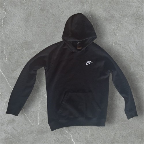 Felpa nike nera con cappuccio - nera,
